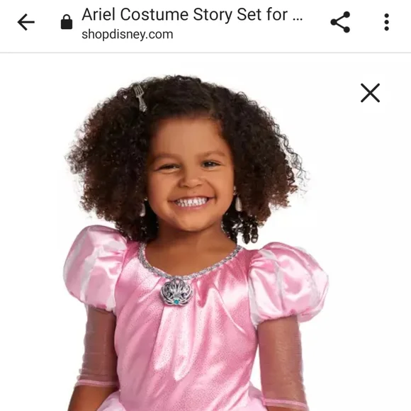 open lace back dress Little Mermaid Princess Ariel Dress Pink Mermaid Ariel Cosplay Costume –  Lydiacosplay main image 0